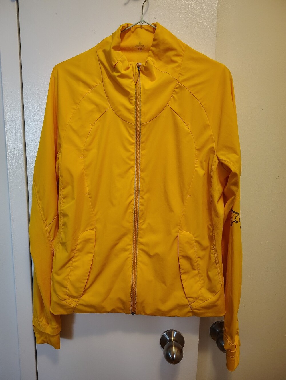 🍋 lululemon athletica Yellow Women's Zip Front Utility Jacket Size Medium